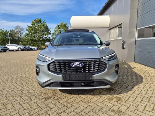 Ford Kuga Titanium 243PS PHEV Automatik schwenkb. AHK elektr. PanoDach Sitzheizung v+h Lenkradheizung Frontscheibe beheizb. Klimaautomatik Navi SYNC4 Apple CarPlay Android Auto Touchscreen PDC 4xKamera 2xKeyless 17"LM vollelektr. Reichweite 66KM 