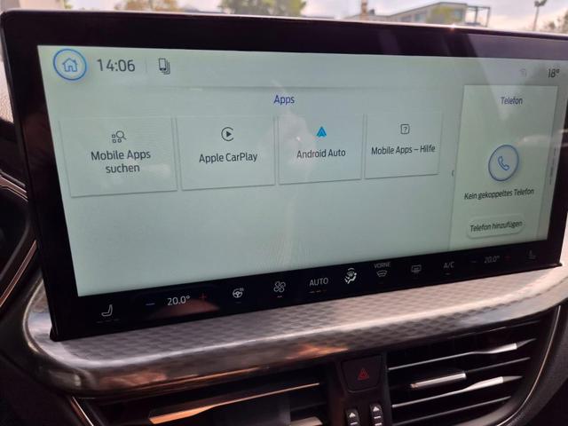 Ford Kuga Titanium 243PS PHEV Automatik schwenkb. AHK elektr. PanoDach Sitzheizung v+h Lenkradheizung Frontscheibe beheizb. Klimaautomatik Navi SYNC4 Apple CarPlay Android Auto Touchscreen PDC 4xKamera 2xKeyless 17"LM vollelektr. Reichweite 66KM 