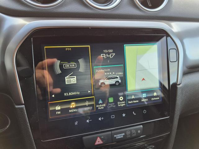 Suzuki Vitara Comfort 110PS Automatik MHEV 4x4 ALLGRIP 1.4 Boosterjet Allrad Navi Klimaautomatik Sitzheizung ACC PDC R&uuml;ckf.Kamera Suzuki-Radio Apple CarPlay Android Auto Touchscreen 2xKeyless 17-LM 