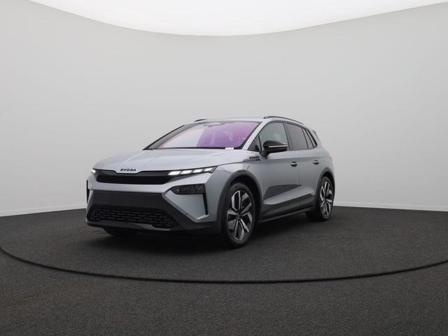 Skoda Elroq - 85 Sportline 286PS Automatik schwenkb. AHK Teil-Leder Klimaautomatik Sitzheizung v+h Lenkradheizung Frontscheibe beheizb. ACC R&uuml;ckf.Kamera PDC wireless Apple Carplay Android Auto 2xKeyless 20-LM vollelektr. Reichweite 561Km