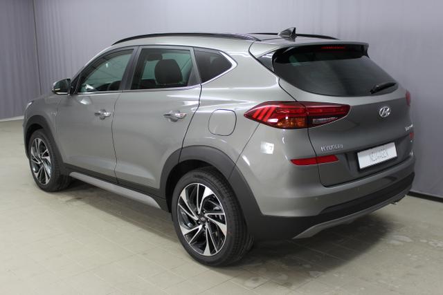 Hyundai Tucson Level 6 2,0 CRDi 4WD AT 828q ÖS Leder Schwarz / Olivine Grey Grün Metallic