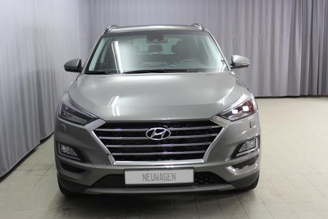 Hyundai Tucson Level 6 2,0 CRDi 4WD AT 828q ÖS Leder Schwarz / Olivine Grey Grün Metallic
