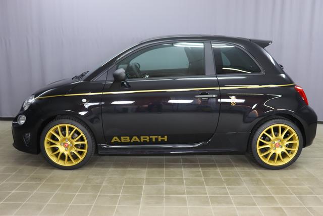 595 Scorpione Oro 3.0 MY20 1.4 T-Jet 121 KW (165PS)			876 - Scorpione Schwarz (Metallic-Lackierung)	1E5 - Integral-Sportsitze Schwarz mit Scorpione-Camouflage		