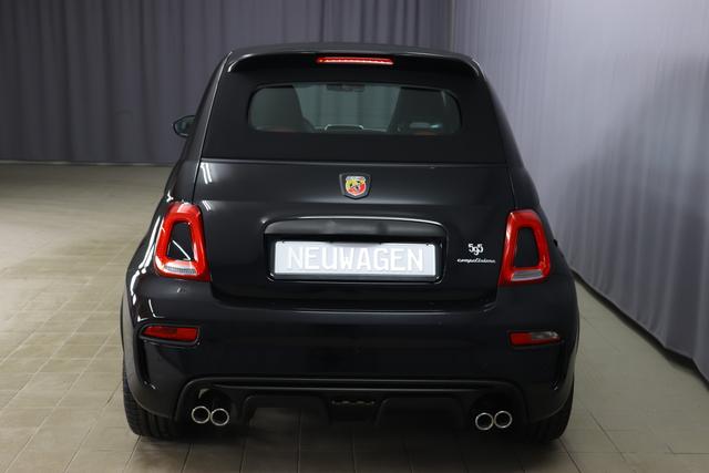 595C Competizione 1.4 T-Jet (180PS) E6D	Re da. 27.11.		876 - Scorpione Schwarz (Metallic-Lackierung)	495 - Integral-Sportsitze Leder Braun/Schwarz (Teilflächen in Lederoptik), Verdeck Schwarz		