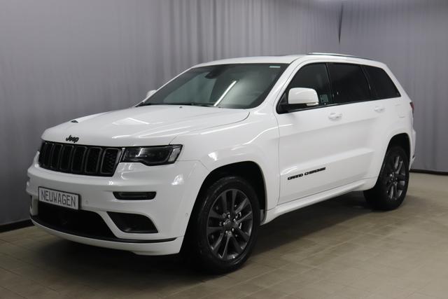 Jeep Grand Cherokee MY19 3.0l V6 184kW / 250PS  MJ Harman Kardon Allrad Automatikgetriebe		PW7 - Bright White	1W5 - Nappaleder Velours Black (schwarz)	AWB Quadra-Drive Allradsystem                                                                     GWJ Command View Panorama-Glasdach                                                   JPM Sitzheizung für Fahrer und Beifahrer                                                    JPZ Sitzheizung hinten                                      
