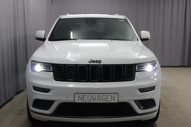 Jeep Grand Cherokee MY19 3.0l V6 184kW / 250PS  MJ Harman Kardon Allrad Automatikgetriebe		PW7 - Bright White	1W5 - Nappaleder Velours Black (schwarz)	AWB Quadra-Drive Allradsystem                                                                     GWJ Command View Panorama-Glasdach                                                   JPM Sitzheizung für Fahrer und Beifahrer                                                    JPZ Sitzheizung hinten                                      