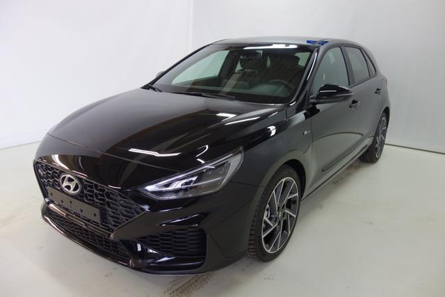 Hyundai i30 - N Line 1.5 T-GDI 48V-Hybrid 6-Gang iMT 117 kW, Navigationssystem, R&uuml;ckfahrkamera, Smart-Key, Spurfolgeassistent, e-Call (Notrufsystem), 18 Zoll Leichtmetallfelgen, Fernlichtassistent, LED-Abblendlicht uvm