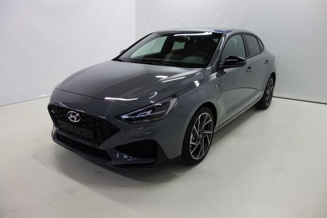 Hyundai i30 - N Line 1.5 T-GDI 48V-Hybrid 6-Gang iMT 117 kW, Navigationssystem, R&uuml;ckfahrkamera, Smart-Key, Spurfolgeassistent, e-Call (Notrufsystem), 18 Zoll Leichtmetallfelgen, Fernlichtassistent, LED-Abblendlicht, Dachreling uvm