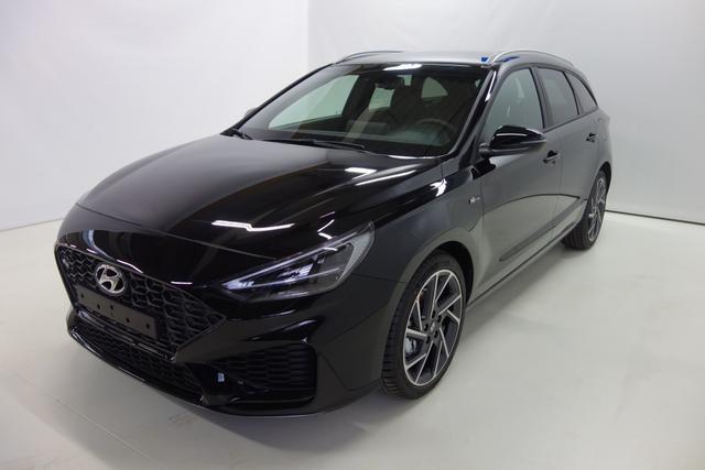 Hyundai i30 - N Line 1.5 T-GDI 48V-Hybrid 6-Gang iMT 117 kW, Navigationssystem, R&uuml;ckfahrkamera, Smart-Key, Spurfolgeassistent, e-Call (Notrufsystem), 18 Zoll Leichtmetallfelgen, Fernlichtassistent, LED-Abblendlicht, Dachreling uvm