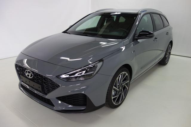 Hyundai i30 - N Line 1.5 T-GDI 48V-Hybrid 6-Gang iMT 117 kW, Navigationssystem, R&uuml;ckfahrkamera, Smart-Key, Spurfolgeassistent, e-Call (Notrufsystem), 18 Zoll Leichtmetallfelgen, Fernlichtassistent, LED-Abblendlicht, Dachreling uvm