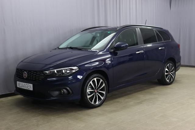 Fiat Tipo SW Lounge 1,4 120PS E6D 5TÜRIG 717 Mediterraneo Blau	645 Dunkle Farben mit Einsätzen in Schwarz und Doppelnaht	