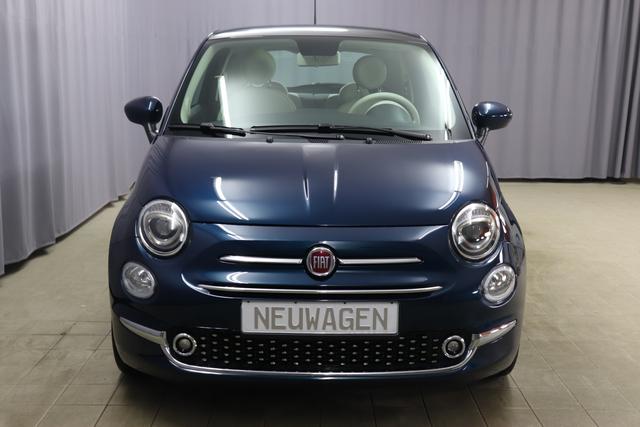 1.0 GSE N3 500 Lounge BSG Hybrid 6GANG 			687 Dipinto di Blu Blau	374 Stoff/Vinyl Prince of Wales Schwarz-Weiß-Elfenbein/ Ambiente Elfenbein /  Farbe Türeinsatz Schwarz / Farben Armaturenbrett Wagenfarbe (incl 05F)	