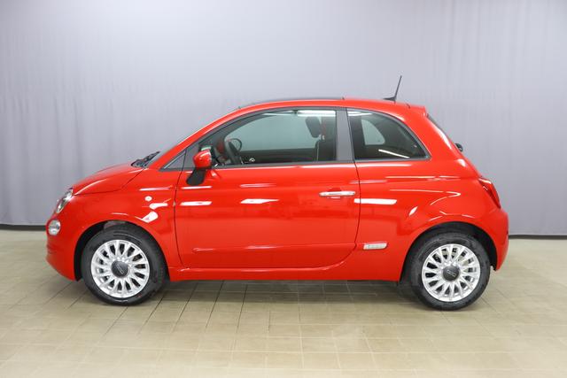 1.0 GSE N3 500 Lounge BSG Hybrid 6GANG 111 Passione Rot	030 Stoff Prince of Wales Schwarz-Grau-Weiß/ Ambiente Schwarz / Farbe Türeinsatz Schwarz / Farben Armaturenbrett Wagenfarbe 	