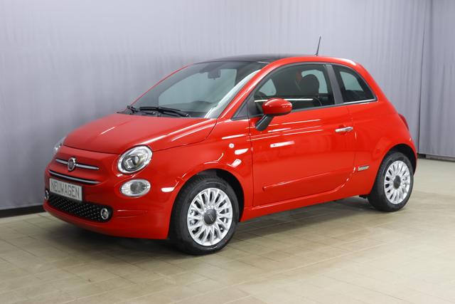 1.0 GSE N3 500 Lounge BSG Hybrid 6GANG 111 Passione Rot	030 Stoff Prince of Wales Schwarz-Grau-Weiß/ Ambiente Schwarz / Farbe Türeinsatz Schwarz / Farben Armaturenbrett Wagenfarbe 	