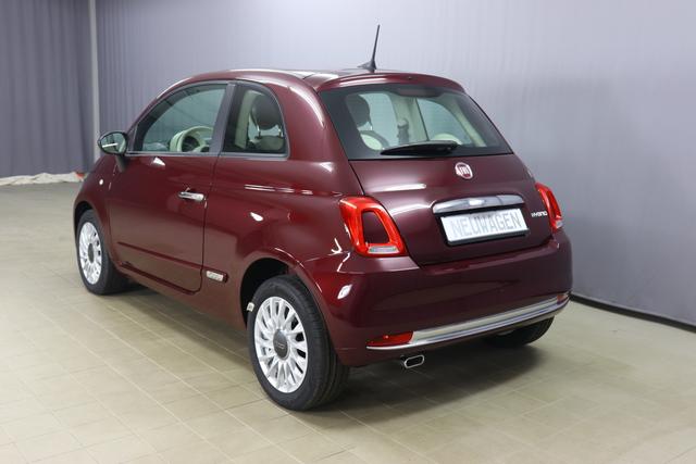 1.0 GSE N3 500 Lounge BSG Hybrid 6GANG 866 Opera Bordeaux Metallic	374 Stoff/Vinyl Prince of Wales Schwarz-Weiß-Elfenbein/ Ambiente Elfenbein /  Farbe Türeinsatz Schwarz / Farben Armaturenbrett Wagenfarbe (incl 05F)	