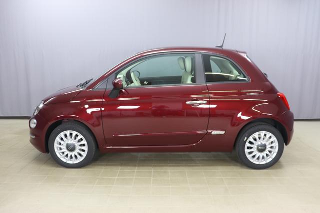 1.0 GSE N3 500 Lounge BSG Hybrid 6GANG 866 Opera Bordeaux Metallic	374 Stoff/Vinyl Prince of Wales Schwarz-Weiß-Elfenbein/ Ambiente Elfenbein /  Farbe Türeinsatz Schwarz / Farben Armaturenbrett Wagenfarbe (incl 05F)	