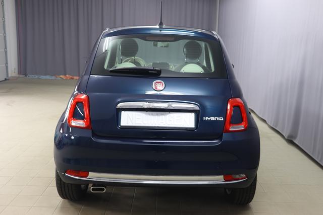 1.0 GSE N3 500 Lounge BSG Hybrid 6GANG 687 Dipinto di Blu Blau	374 Stoff/Vinyl Prince of Wales Schwarz-Weiß-Elfenbein/ Ambiente Elfenbein /  Farbe Türeinsatz Schwarz / Farben Armaturenbrett Wagenfarbe (incl 05F)	