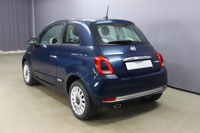 1.0 GSE N3 500 Lounge BSG Hybrid 6GANG 687 Dipinto di Blu Blau	374 Stoff/Vinyl Prince of Wales Schwarz-Weiß-Elfenbein/ Ambiente Elfenbein /  Farbe Türeinsatz Schwarz / Farben Armaturenbrett Wagenfarbe (incl 05F)	