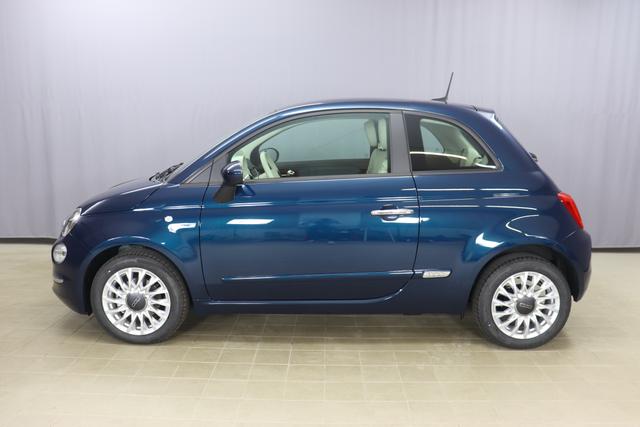 1.0 GSE N3 500 Lounge BSG Hybrid 6GANG 687 Dipinto di Blu Blau	374 Stoff/Vinyl Prince of Wales Schwarz-Weiß-Elfenbein/ Ambiente Elfenbein /  Farbe Türeinsatz Schwarz / Farben Armaturenbrett Wagenfarbe (incl 05F)	