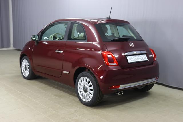 1.0 GSE N3 500 Lounge BSG Hybrid 6GANG 866 Opera Bordeaux Metallic	374 Stoff/Vinyl Prince of Wales Schwarz-Weiß-Elfenbein/ Ambiente Elfenbein /  Farbe Türeinsatz Schwarz / Farben Armaturenbrett Wagenfarbe (incl 05F)	