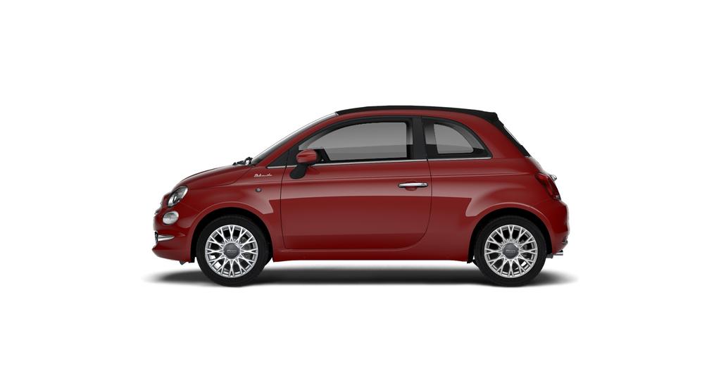 Fiat 500C Dolcevita 1.0 GSE Hybrid 51kW 69PS			111 Passione Rot	636 - Stoff 