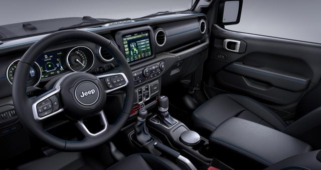 Jeep Wrangler Unlimited Rubicon 2,0 280KW MY22, Plug-In Hybrid, Sicherheits-Paket, Dachhimmel mit zusätzlicher Geräuschdämmung, Alarmanlage, LED-Hauptscheinwerfer, Offroad Kamera 
