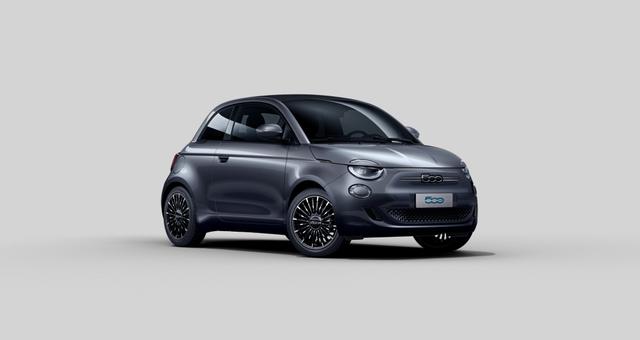Fiat 500e Cabrio - Icon 42 kWh, Fiat-Co-Driver-Paket, easyWallbox, Totwinkel-Assistent, 360°-“Drone View”-Parksensoren, 17