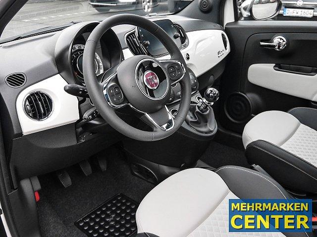 Fiat 500 DolceVita 1.0 Mild Hybrid EU6d Klimaautomatik Bicolor Panorama LED-Tagfahrlicht Knieairbag 