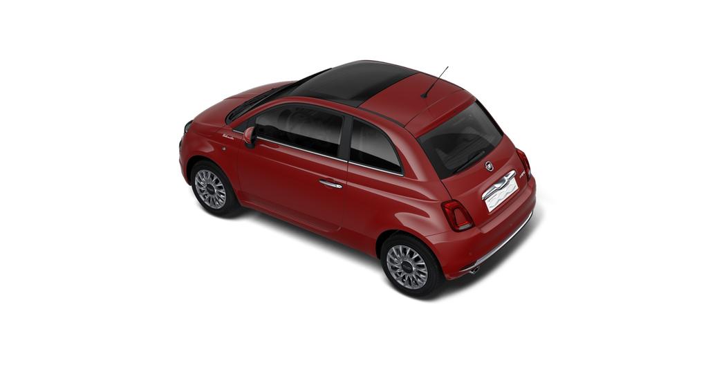 500 MY22 1.0 GSE Hybrid DOLCEVITA 51kW (70PS)			111 - Passione Rot	654 - Stoff 