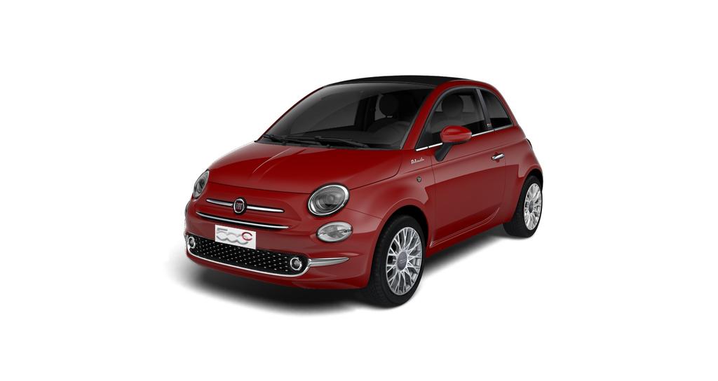 500C MY22 1.0 GSE Hybrid DOLCEVITA 51kW (70PS)			111 - Passione Rot	636 - Stoff 