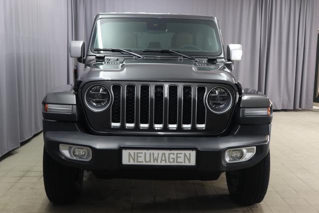 Jeep Wrangler Unlimited Sahara 2,0 280KW UVP 80.909,00 € , Plug-In Hybrid, Overland Paket, Technologie Dachhimmel mit zusätzlicher Geräuschdämmung, Alarmanlage, Sicherheitspaket, Geschwindigkeitsregelanlage adaptiv, Totwinkel Assistent, Offroad Kamera 