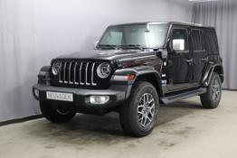 Jeep Wrangler - Unlimited Sahara 2,0 280KW MY22, Plug-In Hybrid, Overland Paket, Dachhimmel mit zusätzlicher Geräuschdämmung, Alarmanlage, Sicherheitspaket Geschwindigkeitsregelanlage adaptiv, Totwinkel Assistent hinterer Querbewegungserkennug, Offroadkamera, LED Schweinwerfer2,0