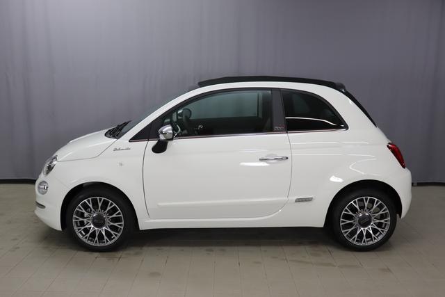 Fiat 500C Dolcevita 1.0 GSE Hybrid 51kW 69PS 268 Weiß