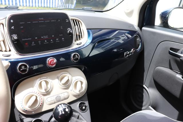 Fiat 500C Lounge 1,2 8V Verdeck Elfenbein, Uconnect Radio mit 7 Zoll, Klimaan...