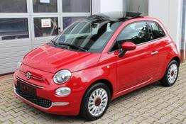 Fiat 500 - DOLCEVITA RED 1,0 Hybrid,Rücksitzlehne geteilt umlegbar, Armaturenbretteinlage in Wagenfarbe, Klimaanlage mit Pollenfilter, Uconnect™ Radio 7"-HD-Touchscreen, DAB  MJ 2022, Apple CarPlay, 15"-Leichtmetallfelgen, LED-Tagfahrlicht uvm.