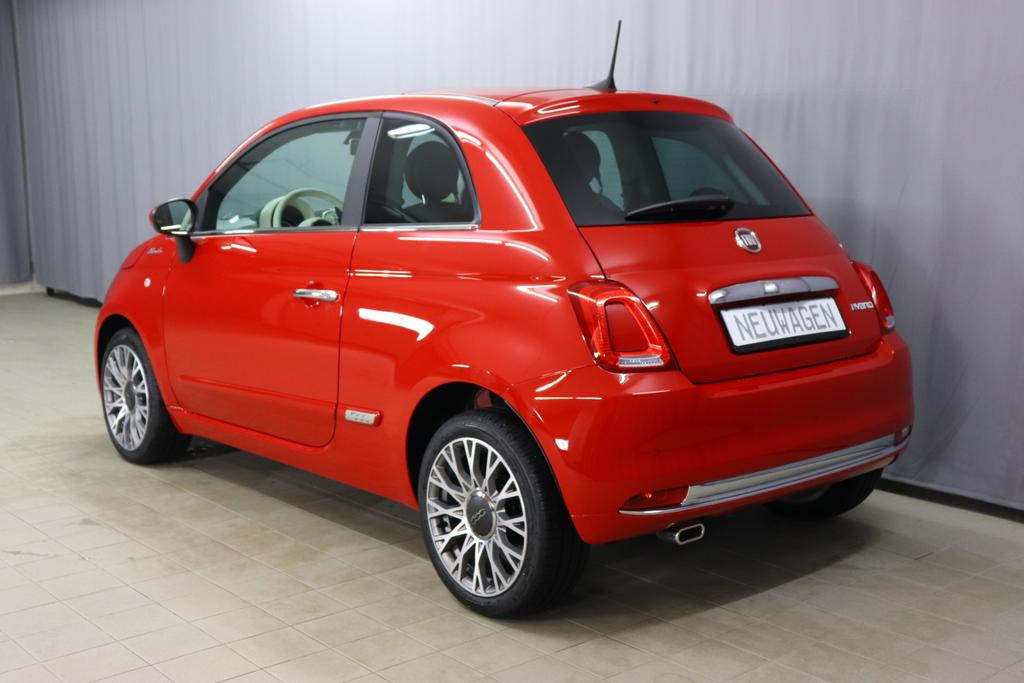 Fiat 500 Dolcevita 1.0 GSE Hybrid 51kW 69PS111 Passione Rot	654 - Stoff 