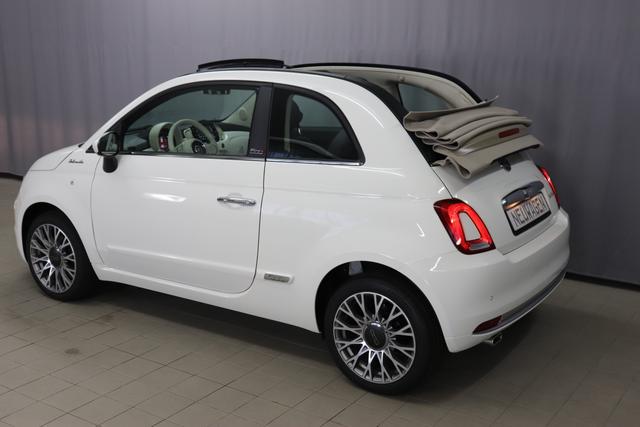 Fiat 500C Dolcevita 1.0 GSE Hybrid 51kW 69PS Weiß