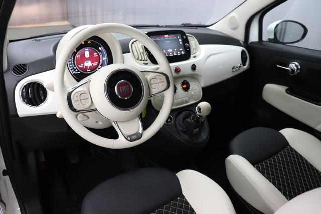 Fiat 500C Dolcevita 1.0 GSE Hybrid 51kW 69PS Weiß