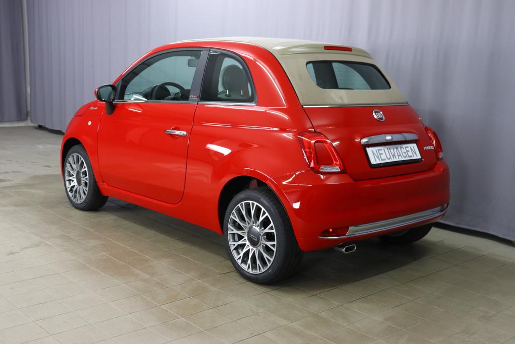 Fiat 500C Dolcevita 1.0 GSE Hybrid 51kW 69PS111 Passione Rot	319 - Stoff 