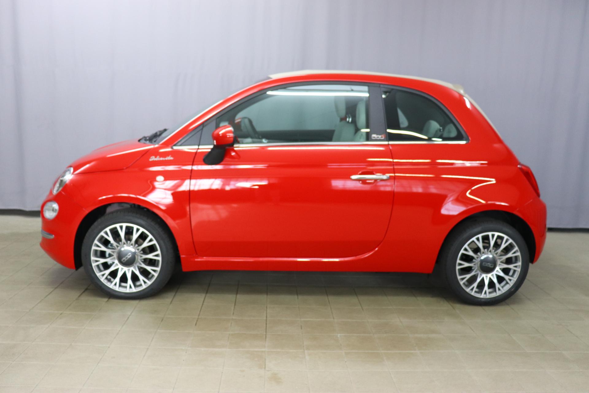 Fiat 500C Dolcevita 1.0 GSE Hybrid 51kW 69PS111 Passione Rot	319 - Stoff 