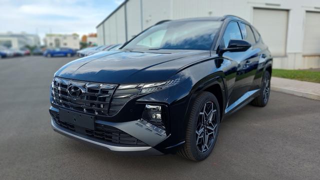 Hyundai TUCSON - N-Line 1.6 T-GDI 4WD 48V DCT, Sitzpaket, Panoramadach, Winterpaket, Klimaautomatik, KRELL-Soundsystem, Navigationssystem, 360° Übersichtskamera, Voll-LED-Scheinwerfer, 19 Zoll N Line Alufelgen, uvm. Vorlauffahrzeuge