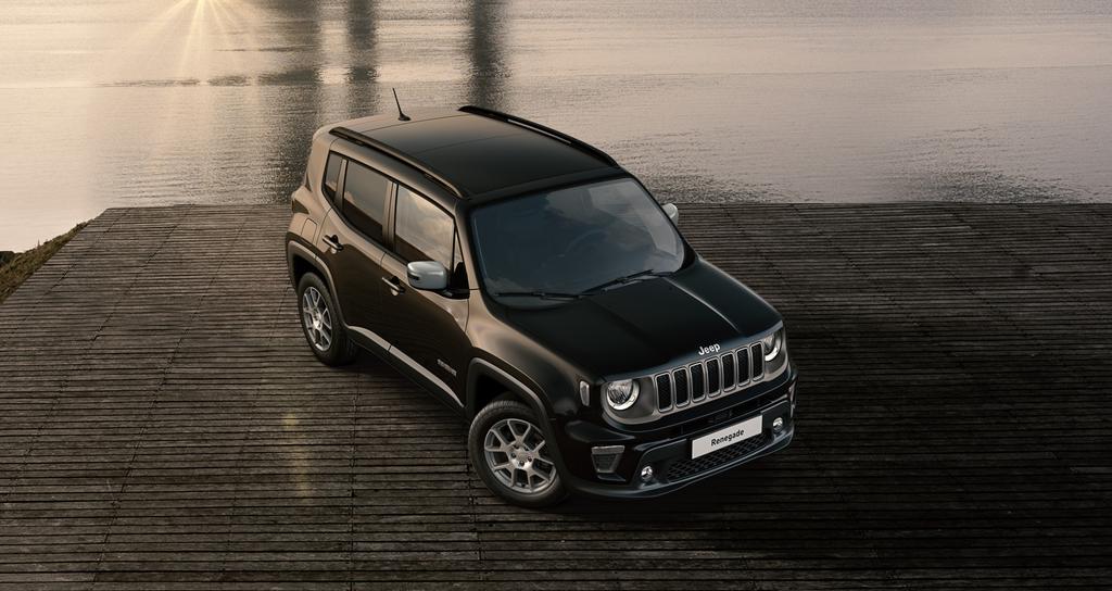 Jeep Renegade 1.0 T3 GSE Limited  999   88 kW			601 - Solid Black	020 Stoff schwarz 	