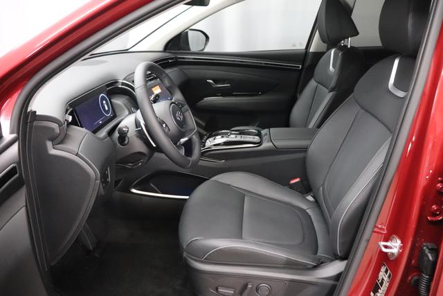 Hyundai Tucson MJ21 4WD Lifestyle PHEV 1.6 T-GDi 195kW Sunset Red Leder Schwarz