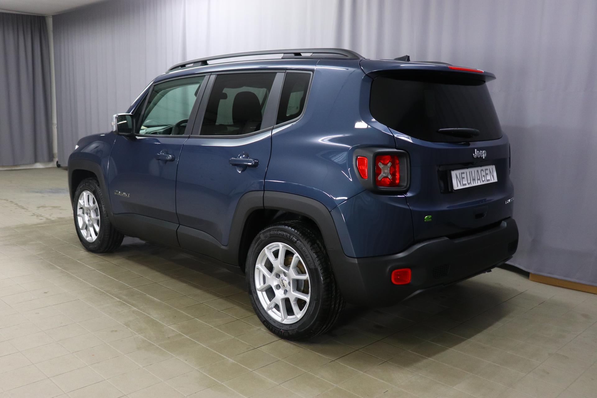 Jeep Renegade 1.5 T4 DCT7 e-Hybrid Limited   1469   96 kW435 Blue Shade	020 Stoff Schwarz