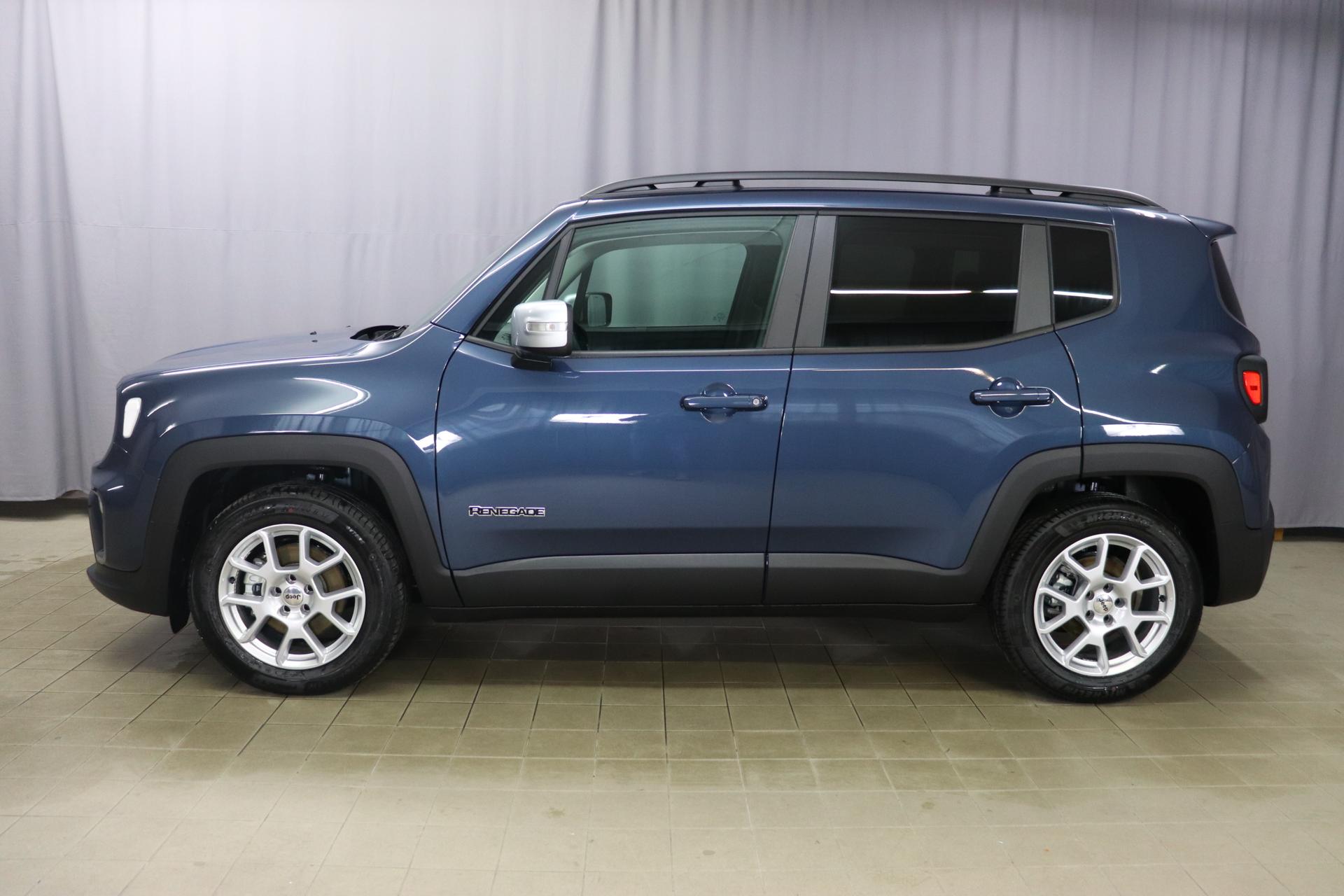 Jeep Renegade 1.5 T4 DCT7 e-Hybrid Limited   1469   96 kW435 Blue Shade	020 Stoff Schwarz
