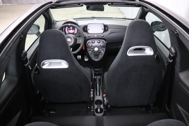 595C Turismo MY22 1.4 T-Jet 121kW (165 PS)695 - Record Grau 379- Integral-Sportsitze Stoff Schwarz/Verdeck Schwarz "3L2 Linea F595 3L4 Tech Paket 499 Reifenreparaturset Kit ""Fix&Go"" 5DP Record Grau 925 Windschott 9SV"