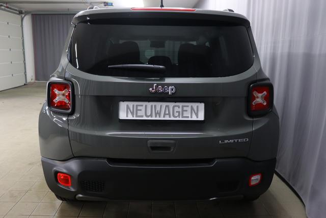 Jeep Renegade 1.0 T3 GSE Limited 999 88 kW503 Sting Grey 020 Stoff schwarz "2T2 Funktions-Paket CommandView® Panorama-Glasschiebedach 2Y7 Business-Paket 7KS Winter-Paket 8CZ Sting Grey"