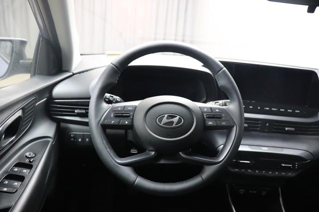 Hyundai i20 Family 1.2i 58 kW (79 PS) MEGA PREIS ! 5 Jahre Garantie Navigationssystem, Klimaautomatik, Sitzheizung, Lenkradheizung, Radio mit DAB, Apple CarPlay & Android Auto, Rückfahrkamera, Einparkhilfe hinten, Lichtsensor, Spurassistent, Fernlichtassistent, Verke 