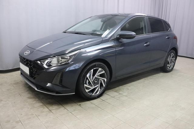 Hyundai i20 - Family 1.2i 58 kW (79 PS) Navigationssystem, Klimaautomatik, Sitzheizung, Lenkradheizung, Radio mit DAB, Apple CarPlay & Android Auto, Rückfahrkamera, Einparkhilfe hinten, Lichtsensor, Spurassistent, Fernlichtassistent, Verkehrszeichenassistent uvm.