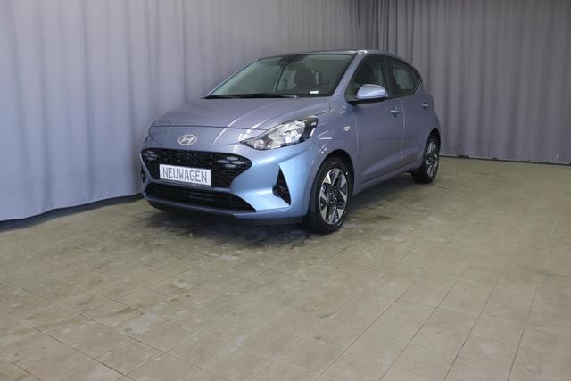 Hyundai i10 Comfort 1.2 5MT 62kW MEGA PREIS ! 5 Jahre Herstellergarantie (84 PS) Radio mit DAB, Apple CarPlay & Android Auto, Rückfahrkamera, 15" Leichtmetallfelgen, Tempolimitassistent, Spursicherheit, Sicherheit vorne, Fernlichtassistent, uvm. 